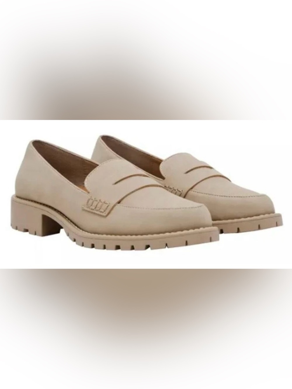Dolce Vita Women’s Crisp Slip-on Lug Loafer in Dune Size 10
